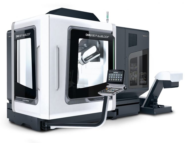 Centro di lavoro DMU 80 duoBLOCK con doppio pallet
